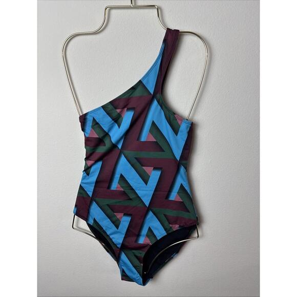 Rachel Comey Dally One-Shoulder One-Piece Swimsuit, $298, NEW, XS - Picture 1 of 3